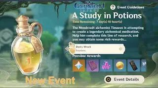 Dusty Wrack | A Study in Potions | Challenge 1【Genshin Impact】