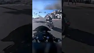Entitled Biker Doesn't Like Being Passed