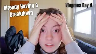 VLOGMAS Day 4: HAVING A BREAKDOWN + OUTDOOR CHRISTMAS MOVIE NIGHT