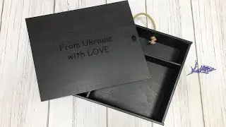 Подарочная коробка из фанеры WITH LOVE CAPSBOARD 🎁