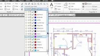 Autocad - Viewport Freeze Layers #42
