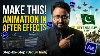 Defence Day Animated post in After effects Urdu | Hindi