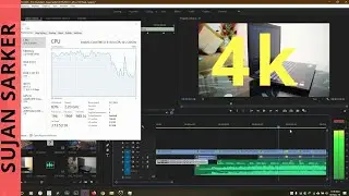 Adobe premiere pro on core i3 and 4k Rendering Test