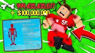 I BROKE ALL MY BONES FOR $100,000,000 in ROBLOX!