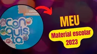 Meu material escolar 2023! | lara&biel