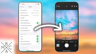The BEST iPhone CAMERA SETTINGS for Photos!
