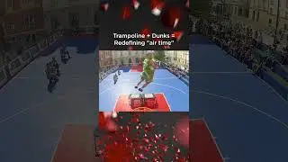 Professional Dunkers Put on Show For Crowd