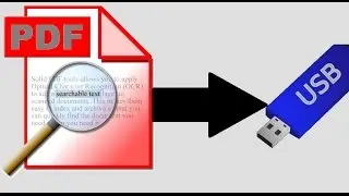 SCAN to searchable PDF TO GO (30 sec) with i MF623Cn MF628Cw MF724Cdn MF728Cdw MF729Cx