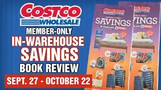 COSTCO NEW IN-WAREHOUSE SAVINGS SALE BOOK REVIEW for OCTOBER 2023! 🛒