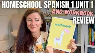 SPANISH LEVEL 1 + Workbook Curriculum Review || Homeschool Languages
