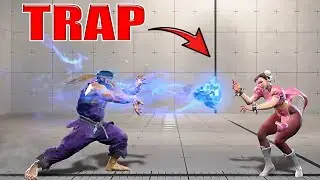 SF6 : Ken - FireBall Trap !!