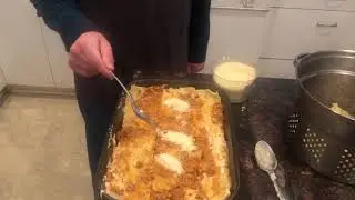 Adding grated Parmesan cheese