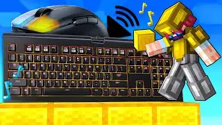 Speed Telly Bridging & PvP – BedWars ASMR | Keyboard and Mouse Sounds