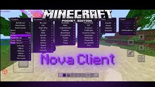 NOVA CLIENT SHOWCASE | 1.26.33 v2 For Mcpe  (Minecraft Bedrock) 
