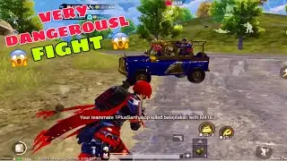 Very Dangerous fight squad wipe wait for end  pubg mobile Bizlibaaz 