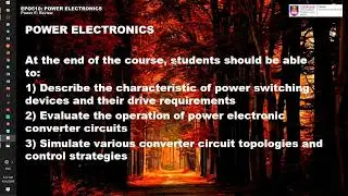 00 Review of Basic Electrical Concepts + Single Phase Rectifier