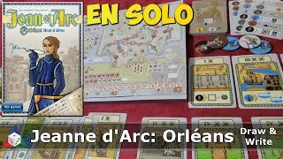 Jeanne d'Arc: Orléans Draw & Write - Session de jeu en solo