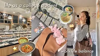 life as a college student | maintaining work life balance ft. Answer.AI