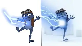 crazy frog lightning- funny drawing meme