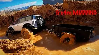 Modified Trx4m  bronco loves the mud