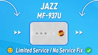 Jazz MF937U Unlock || Jazz MF937U Limited Service Fix || Jazz MF937U No Service Fix By KING SOFTWARE