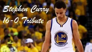 Stephen Curry / Warriors 16-0 tribute