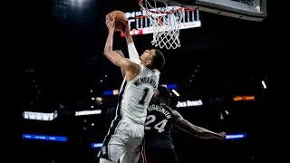 Highlights: Victor Wembanyama's 23 PTS, 3 BLK vs MIA | 2023-24 San Antonio Spurs Season