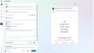 How to schedule to Insta and FB via meta business suite
