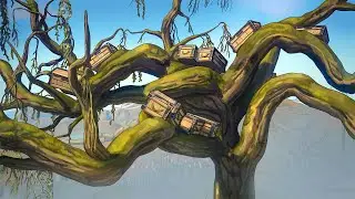 Дерево вместо дома. Лучший способ избежать рейда в Rust/Раст