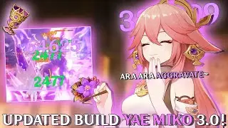 Bikin Damage Yae Miko Maximal! Yae Aggravate Best Team! | Genshin Impact Indonesia