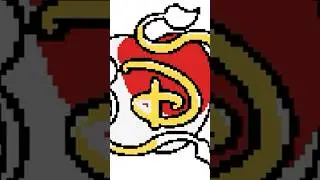 Disney Descendants Apple Pixel Art 