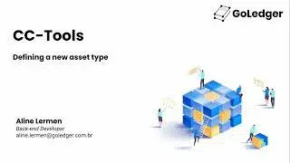 Define asset types using Hyperledger Labs CC-Tools for chaincodes