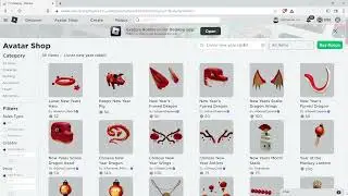 Roblox Limited Free New Year Item