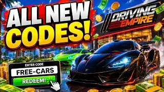 *NEW* DRIVING EMPIRE CODES FOR FREE MONEY & FREE CARS 😱 WORKING CODES FOR ROBLOX DRIVING EMPIRE 2026