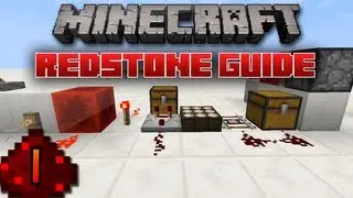 Minecraft Redstone Guide: 1 - Basic Inputs and Outputs (Introduction to Redstone)