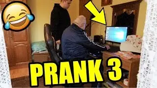 PRANK NA STAROM CHOLI #3 - KOMPJUTER U KVARU