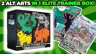 2 Alt Arts In 1 Evolving Skies Elite Trainer Box! *RESTOCK*