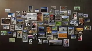 After effects template: The slide show photos.
