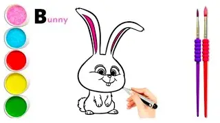 How to Draw Easter Bunny | Bunny Drawing for kids | Step by step Easy |Rabbit Art for Kids