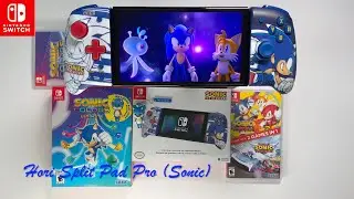 New HORI Nintendo Switch Split Pad Pro (Sonic) - Unboxing & Gameplay
