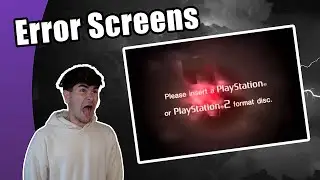 Game Console Error Screens Terrify Me