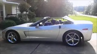 corvette convertible top open and close