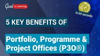 5 Key Benefits of Portfolio, Programme, and Project Offices (P3O®) - in 60 seconds | Good e-Learning
