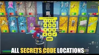 1V1 WITH EVERY GUN HIVE MAP FORTNITE CREATIVE - FIND ALL SECRETS CODE LOCATIONS