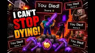 I can't stop dying in minecraft game