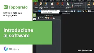 Topografo - Introduzione al software