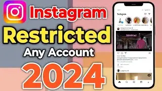 How To RESTRICTED Any Instagram Account || Music Tech | 2024