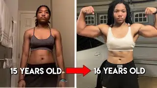 How I Got JACKED As A Teen Girl (FULL ROUTINE!)