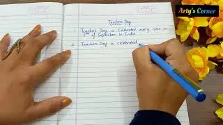 5 lines Speech on Teachers Day in English Writing | Teacher's Day Speech 2020 in English for Kids 💁