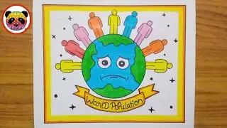 World population day poster drawing /world population day drawing 2021/population day drawing easy